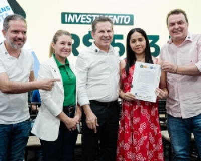 Com apoio da ALMT, Max Russi participa da entrega de 287 ttulos de propriedade em Vrzea Grande
