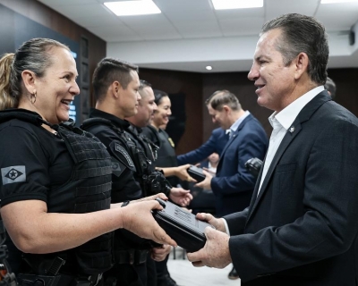 Governador destaca import�ncia do trabalho das for�as de Seguran�a na redu��o dos �ndices de criminalidade em MT