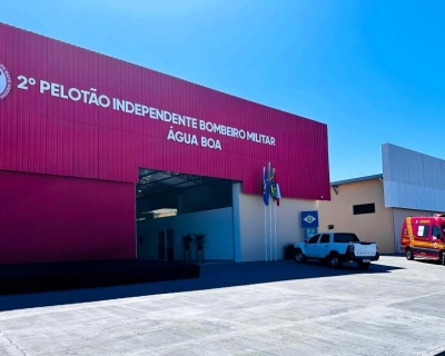 Corpo de Bombeiros inaugura nova unidade em �gua Boa nesta quarta-feira (16)