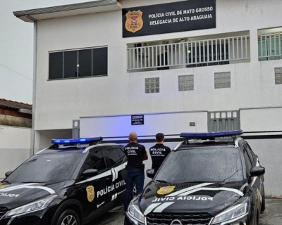 Pol�cia Civil cumpre mandado contra homem acusado de agredir companheira em Alto Araguaia