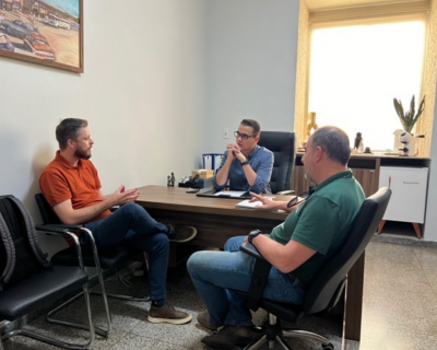 VICE-PREFEITO RECEBE REPRESENTANTES DA FERTALVO E INTERCEDE POR DEMANDAS PARA QUE A EMPRESA SE ESTABELEA EM RONDONPOLIS 