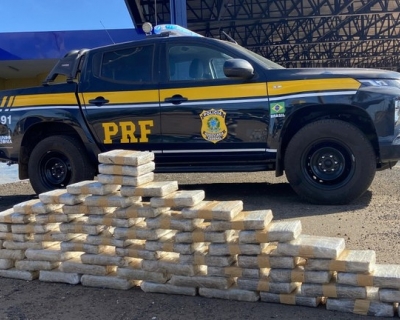 PRF apreende 67 kg de skunk durante abordagem na BR-364, em Mato Grosso