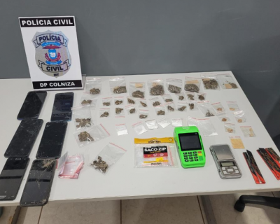 Jovem � preso e adolescente apreendida em opera��o contra tr�fico em Colniza