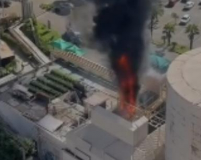 Inc�ndio atinge estrutura do Pantanal Shopping em Cuiab�