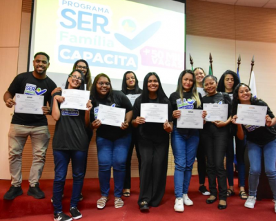 Programa SER Fam�lia Capacita forma mais nove turmas em cursos profissionalizantes gratuitos