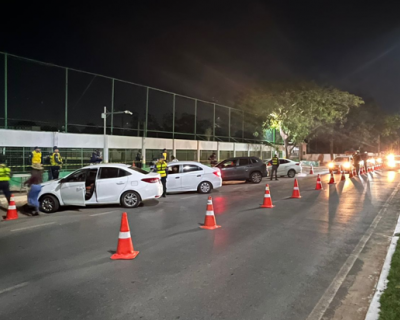 Fiscalizao prende 10 motoristas por embriaguez em Cuiab