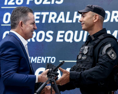 �S� as Pol�cias de Mato Grosso e de S�o Paulo t�m armas desse n�vel�, destaca governador