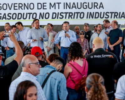 �O gasoduto � um marco para a industrializa��o na Capital�, afirma governador