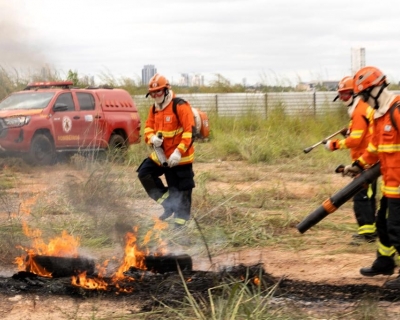Corpo de Bombeiros e Prefeitura de Cuiab lanam campanha Cuiab Sem Queimadas