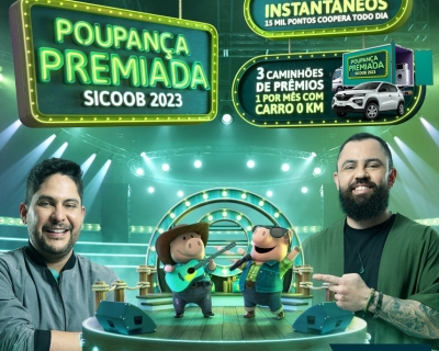 Sicoob inicia campanha Poupan�a Premiada e participantes concorrem a pr�mios diariamente