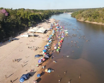 Banho no rio termina em tragdia e jovem desaparece em Barra do Garas