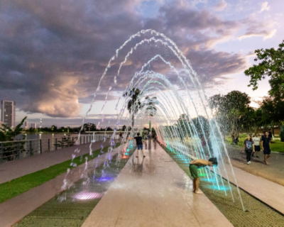 Revitalizao do Parque das guas avana com melhorias estruturais e ambientais