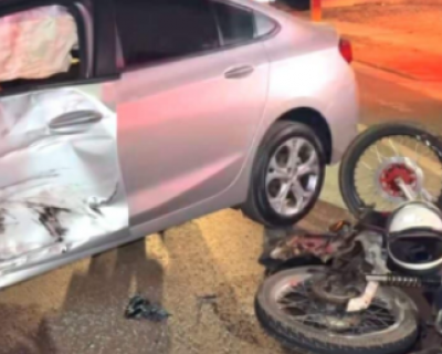 Motociclista morre aps coliso com carro em Sinop