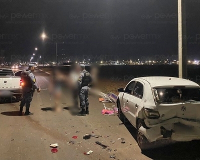 Motorista distrado atropela cinco pessoas aps coliso com veculo estacionado
