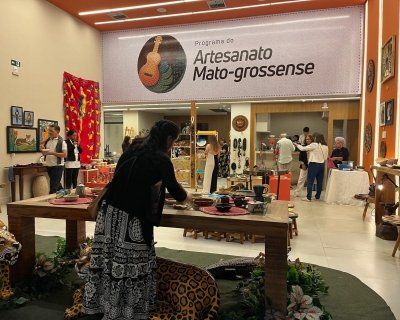 Em um ms, Loja do Artesanato de MT beneficia 48 artesos com venda de mais de 610 peas