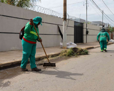 Ao da Prefeitura leva servios de limpeza e manuteno a bairros de Vrzea Grande