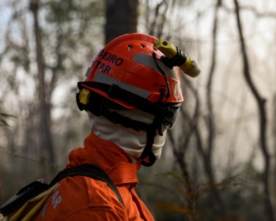 Bombeiros extinguem dois inc�ndios florestais e combatem outros dois nesta ter�a-feira (5)
