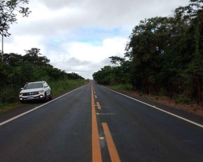 Governo recupera asfalto de rodovia entre Cuiab� e Ros�rio Oeste