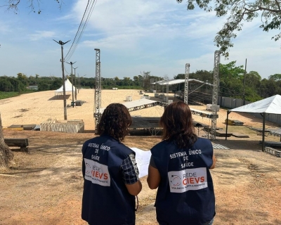 SES atua em Cceres para prevenir sarampo durante o Festival de Pesca