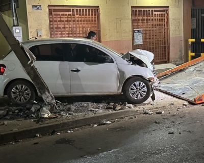 Mulher  atropelada aps motorista sofrer mal sbito em Vrzea Grande