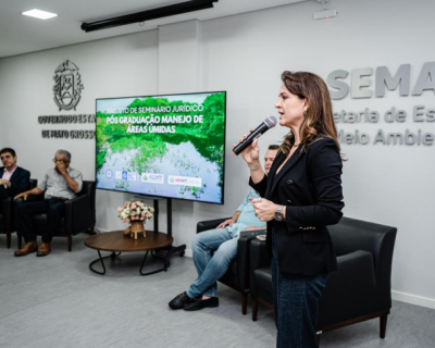 Sema finaliza curso de p�s-gradua��o com debate jur�dico sobre gest�o de �reas �midas em MT