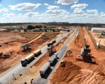 Nova Mutum: duplicao altera trfego em trs pontos da BR-163