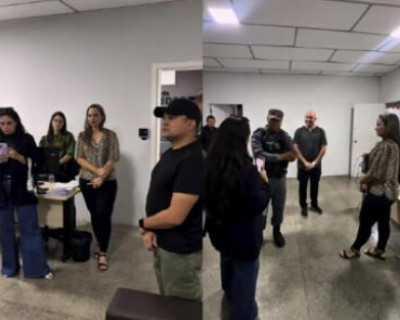 Desentendimento entre prefeito e vice de Cuiab� mobiliza Pol�cia Militar em secretaria municipal