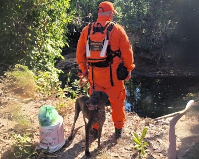 Corpo de Bombeiros localiza corpo de jovem desaparecido em rio na zona rural