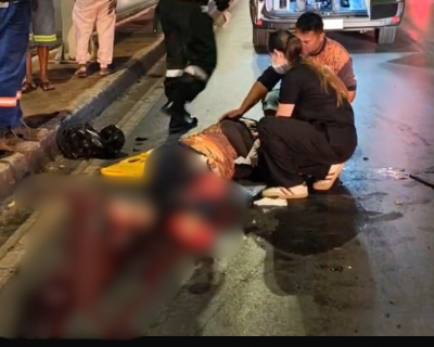 Acidente deixa entregador gravemente ferido e com perna amputada