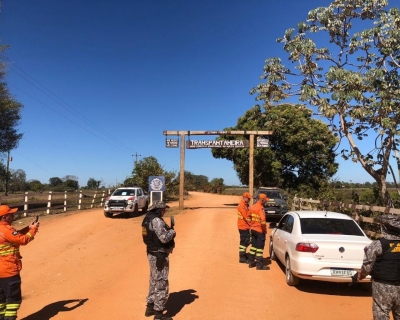 Bombeiros e For�a Nacional realizam a��o de conscientiza��o para prevenir inc�ndios no Pantanal