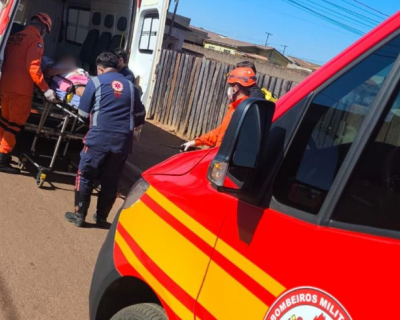 Corpo de Bombeiros socorre mulher com brao preso em batedeira industrial