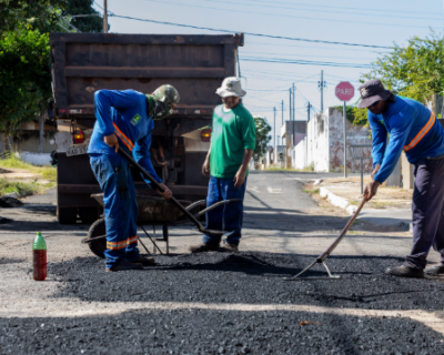 Prefeitura de Cuiab intensifica manuteno viria e obras de infraestrutura