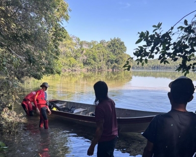 Corpo de Bombeiros localiza corpo de jovem que se afogou no rio Juruena