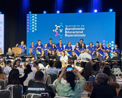 Formao rene professores da Rede Estadual para fortalecer incluso de estudantes da educao especial