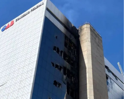 Inc�ndio atinge pr�dio da OAB em Bras�lia