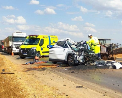 Acidente na BR-163 mata motorista e deixa passageiro ferido