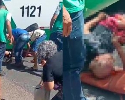 Idoso atropelado por nibus no terminal do CPA I, morre aps um ms internado