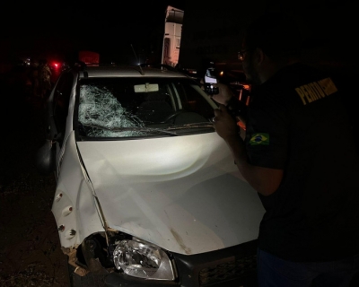 Pedestre morre aps ser atropelado por Fiat Strada na BR-174 em Pontes e Lacerda