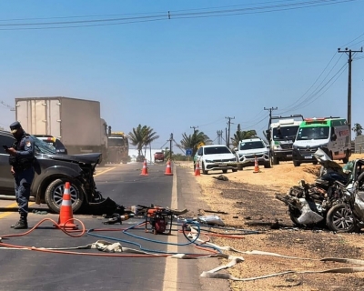 Coliso frontal na MT-208 deixa trs mortos e trs feridos em Alta Floresta