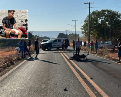 Jovem de 19 anos morre em coliso entre moto e caminhonete na MT-240