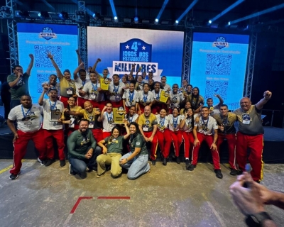 Jogos Militares de MT chegam ao fim com medalhas e trofus para os melhores colocados