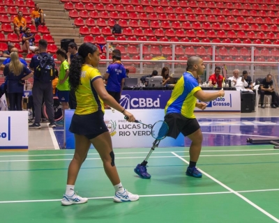 2 Etapa Nacional de Parabadminton foi aberta oficialmente nesta tera-feira (26)