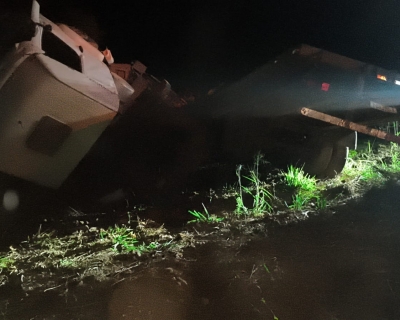 Motorista morre em tombamento de veculo na BR-158