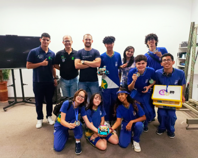 Alunos da Rede Estadual de Campo Novo do Parecis conquista vaga na etapa nacional da Olimpada Brasileira de Robtica