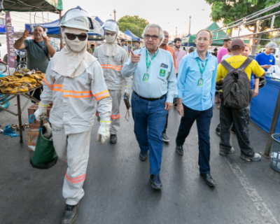 Prefeitura lana programa para regularizar ligaes eltricas em feiras livres de Cuiab