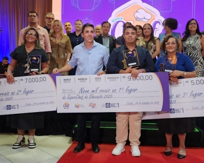 Merendeiro de Vrzea Grande leva o 1 lugar no concurso SuperChef da Educao 2025