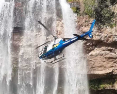Esportista morre ao cair de altura de 15 metros enquanto praticava rapel em cachoeira de MT