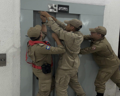 Corpo de Bombeiros alerta sobre a importncia de seguir orientaes de segurana no uso de elevadores para evitar acidentes