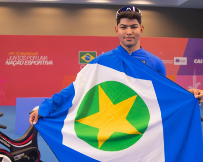 Estudante de MT  bicampeo da prova de Potncia Mxima do ciclismo nos Jogos da Juventude