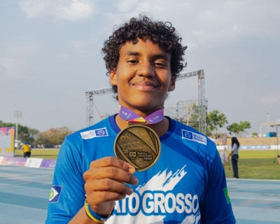 Com liderana do ranking mundial de salto triplo, Mato Grosso termina 1 bloco no Top 10 dos Jogos da Juventude